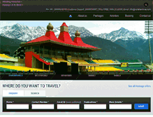 Tablet Screenshot of amazinghimachal.com